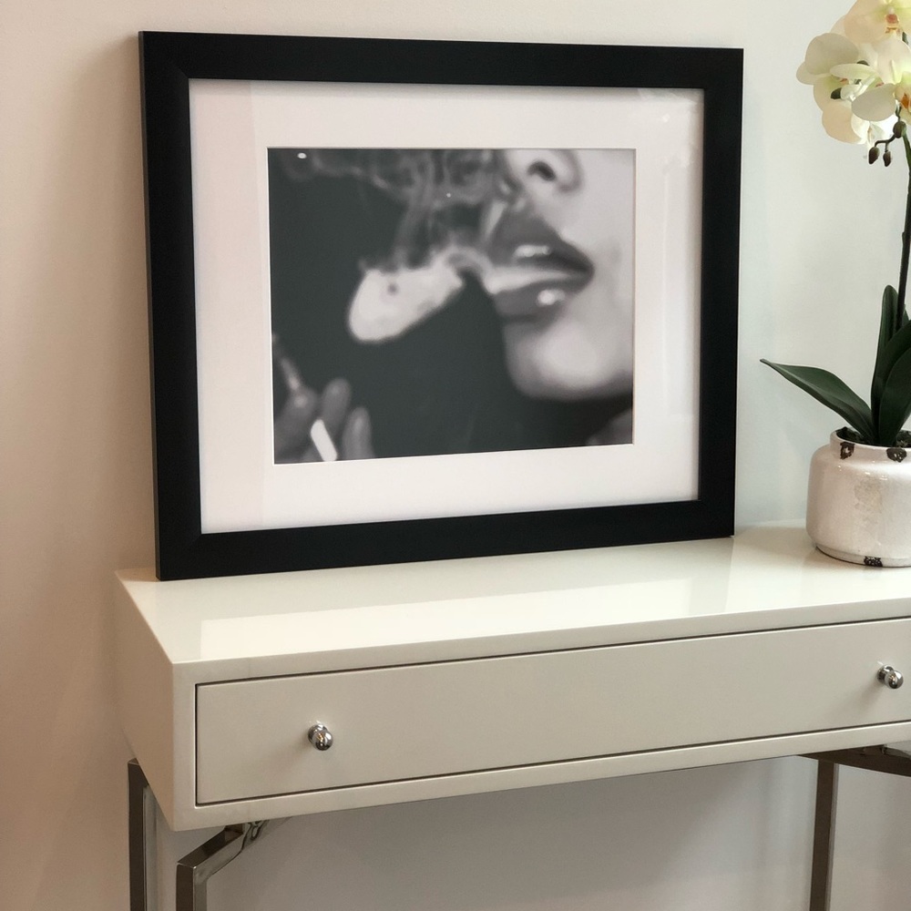 Amsterdam Smoke - Photograph w/ Mat in Frame 16x20